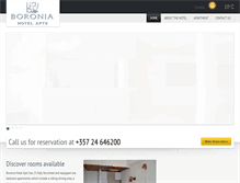 Tablet Screenshot of boroniahotel.com